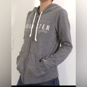 Hollister zip up hoodie